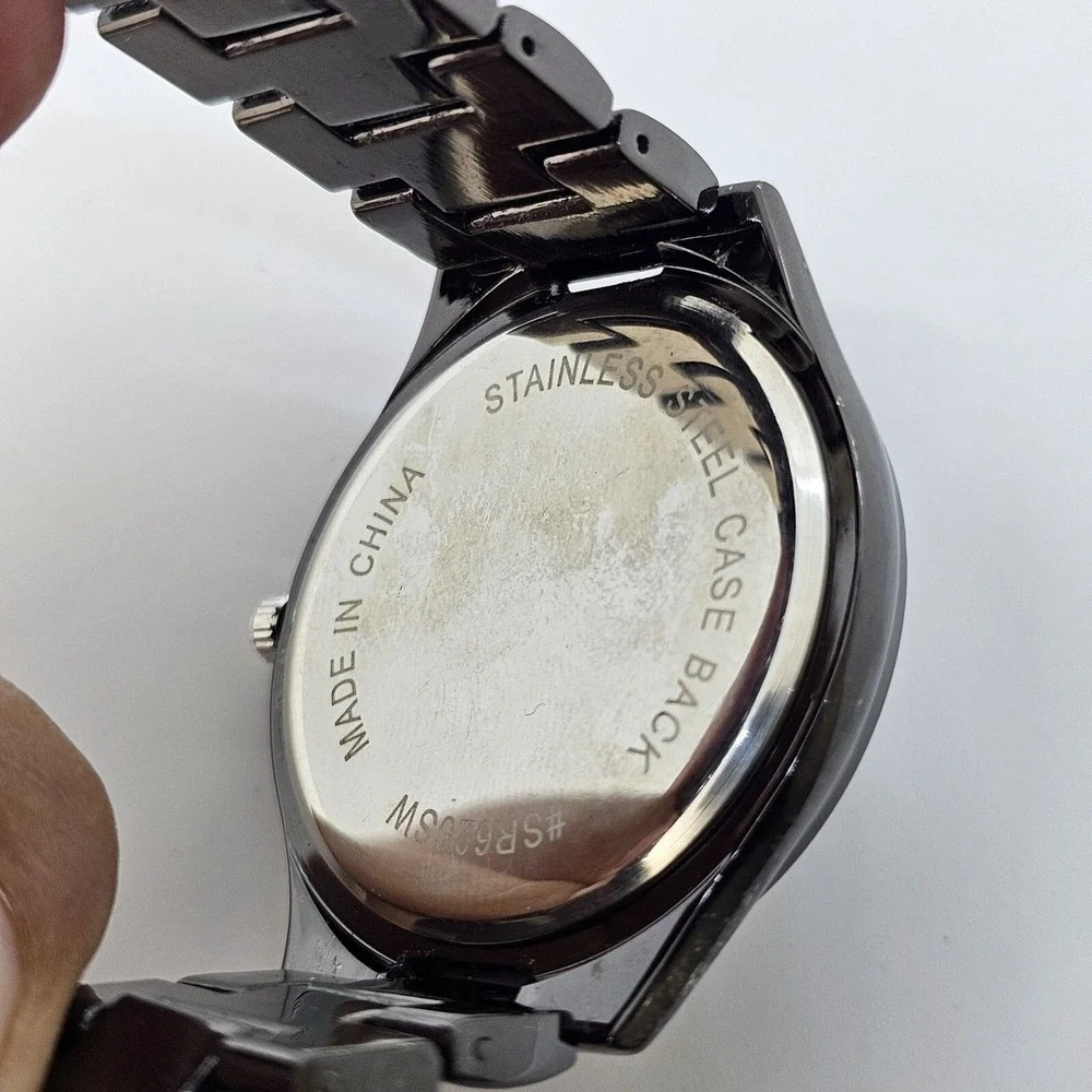 Women's Watch 40MM Black Dial Black Bracelet Band‎ 7